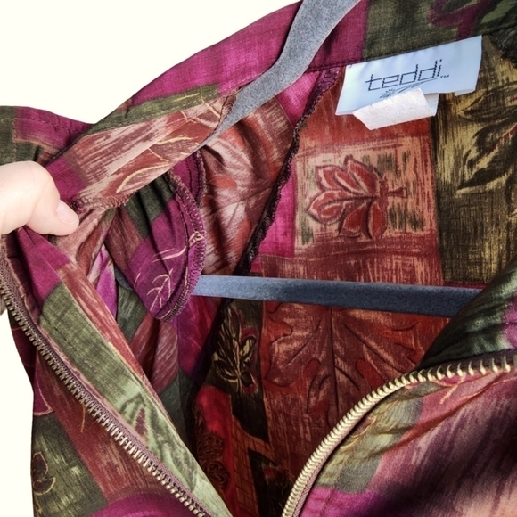 Vintage Teddi 2 pc zip up Jogger track suit Jacket and Pants set - Picture 10 of 13